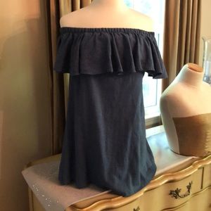 Sleeves chambray dress